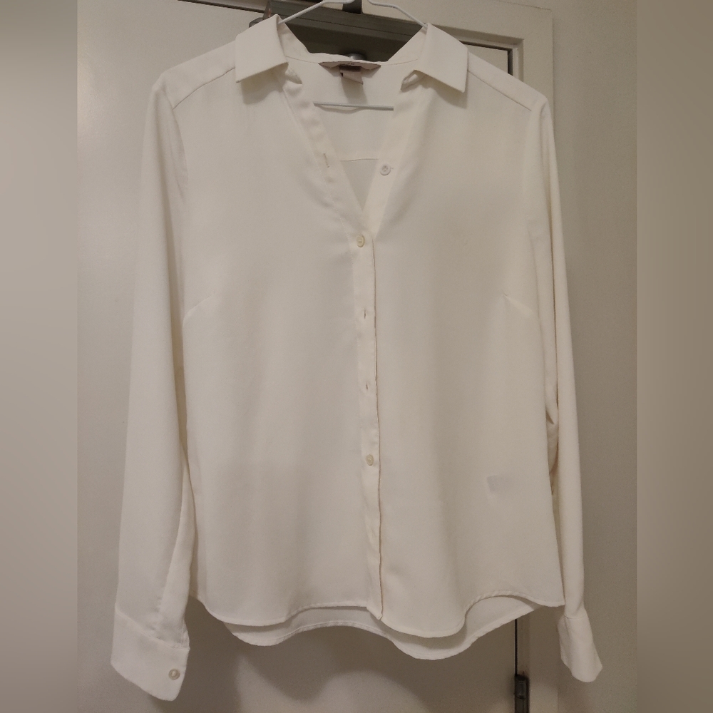 H&M white blouse